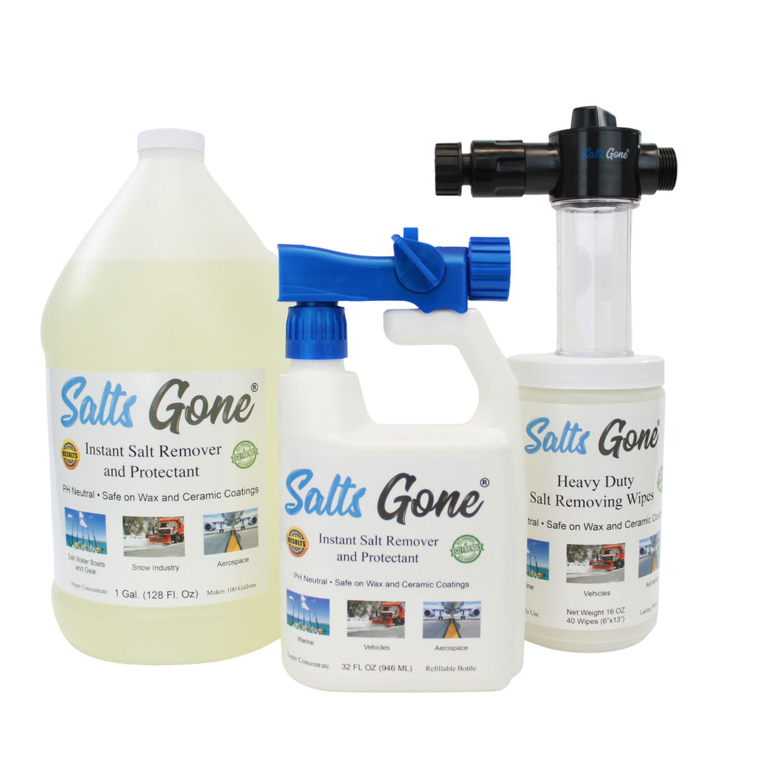 Combination Pack: 2 Gallons Salts Gone™ and Hose End Sprayer