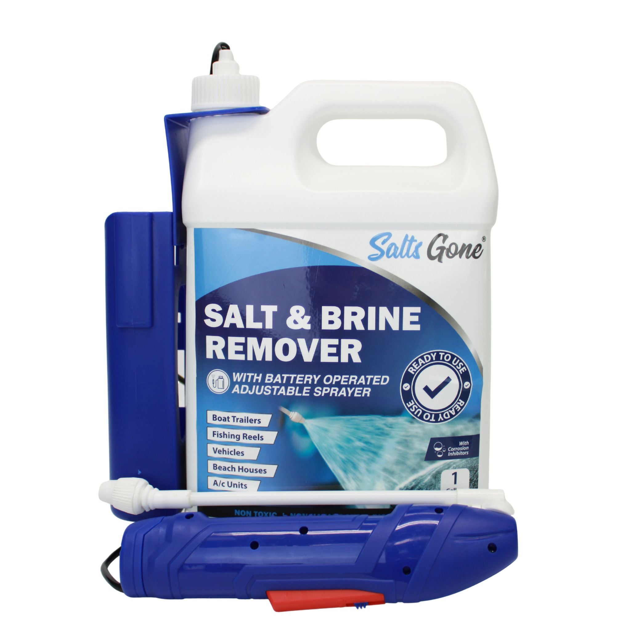 Salts Gone 32 oz. Refillable Spray Bottle Concentrate - TackleDirect