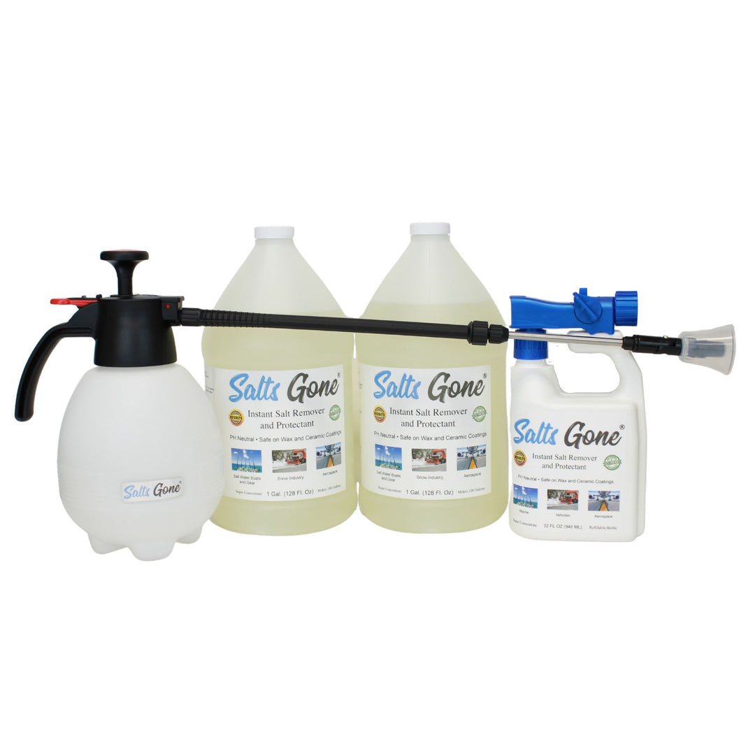 Salts Gone Hose End Spray Bottle with Refill – Marine Detail Supply Company