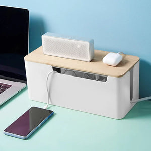 Desktop Cable Organizer Box - That Organized Home