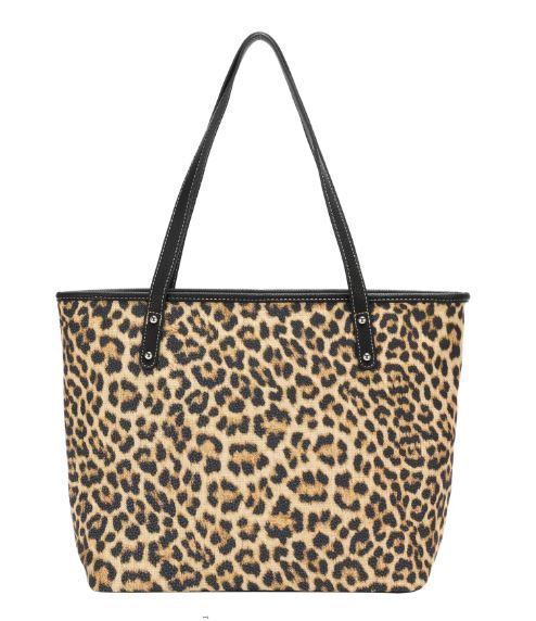 Leopard Print Tote Bag