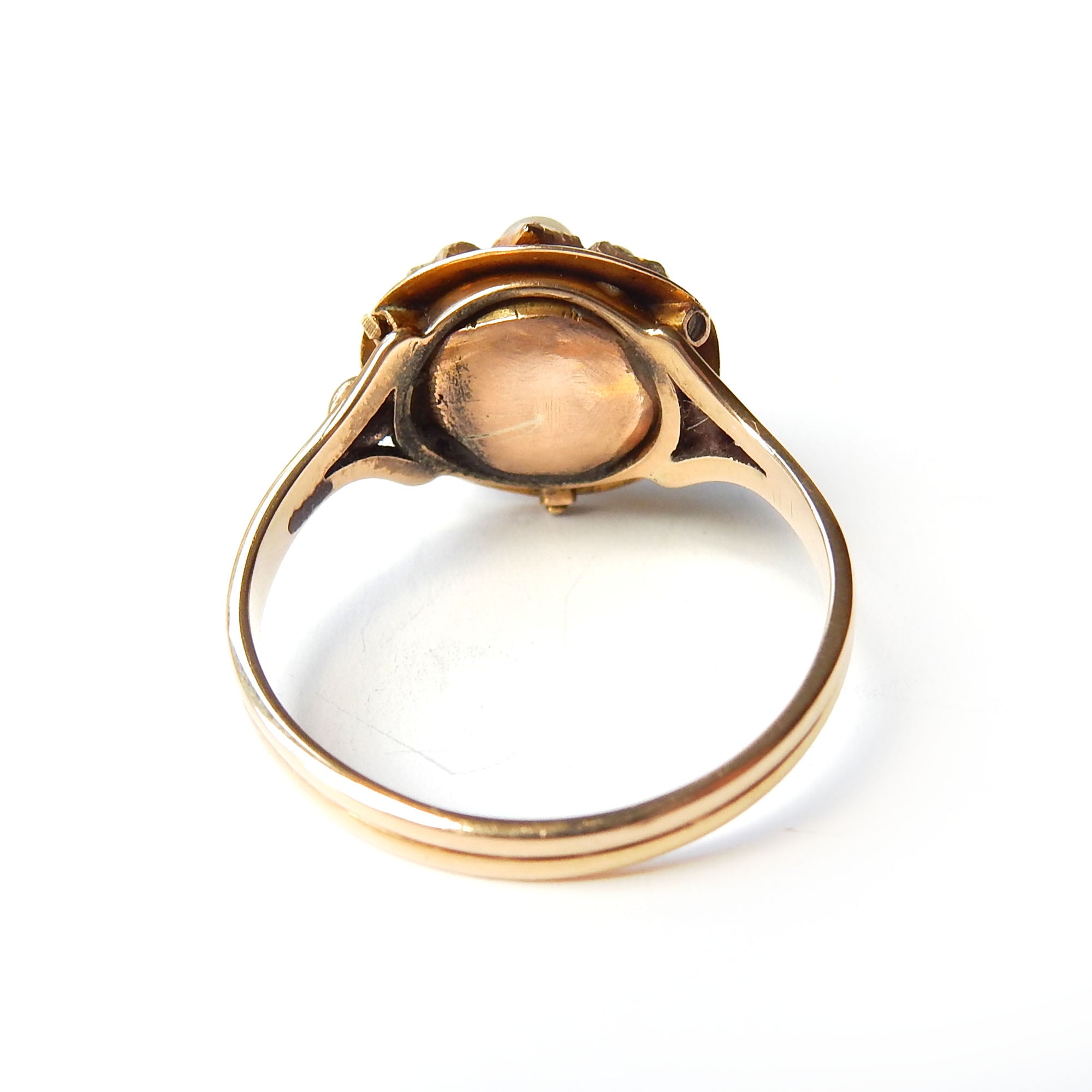 VTG JPG Gold-tone Key to Heaven Ring-