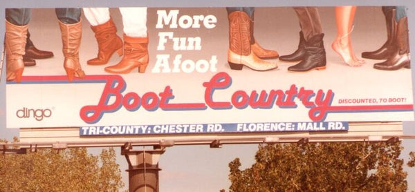 Boot Country Retro Billboard