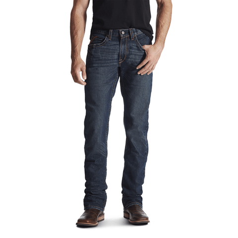 slim straight work jeans