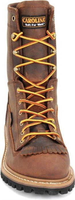 carolina steel toe logger boots