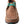 Load image into Gallery viewer, Women&#39;s Fabrice shoe with brown sole and teal accents front view
