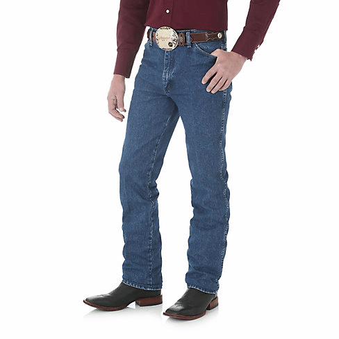 Wrangler Men'S Stonewashed Cowboy Cut Jean - Slim Fit – Go Boot Country