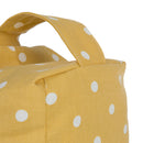 Fabric Door Stop in Spotty Canary Yellow