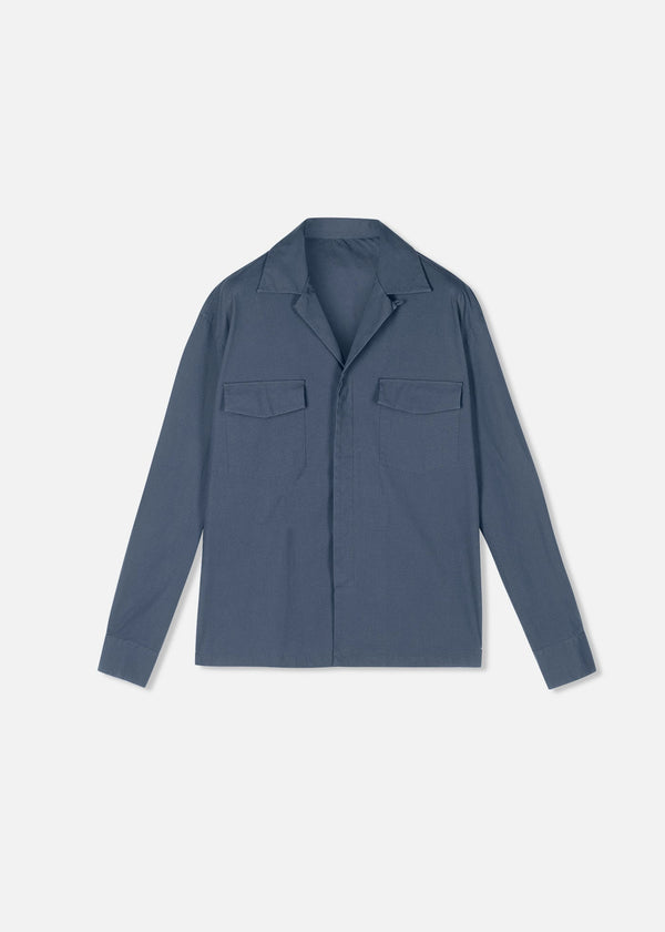 Louis Vuitton Military Silk Shirt Anthracite. Size Xs