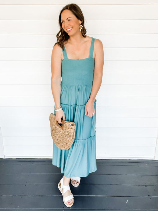 Nadia Smocked Knit Dress | Sisterhood Style Boutique