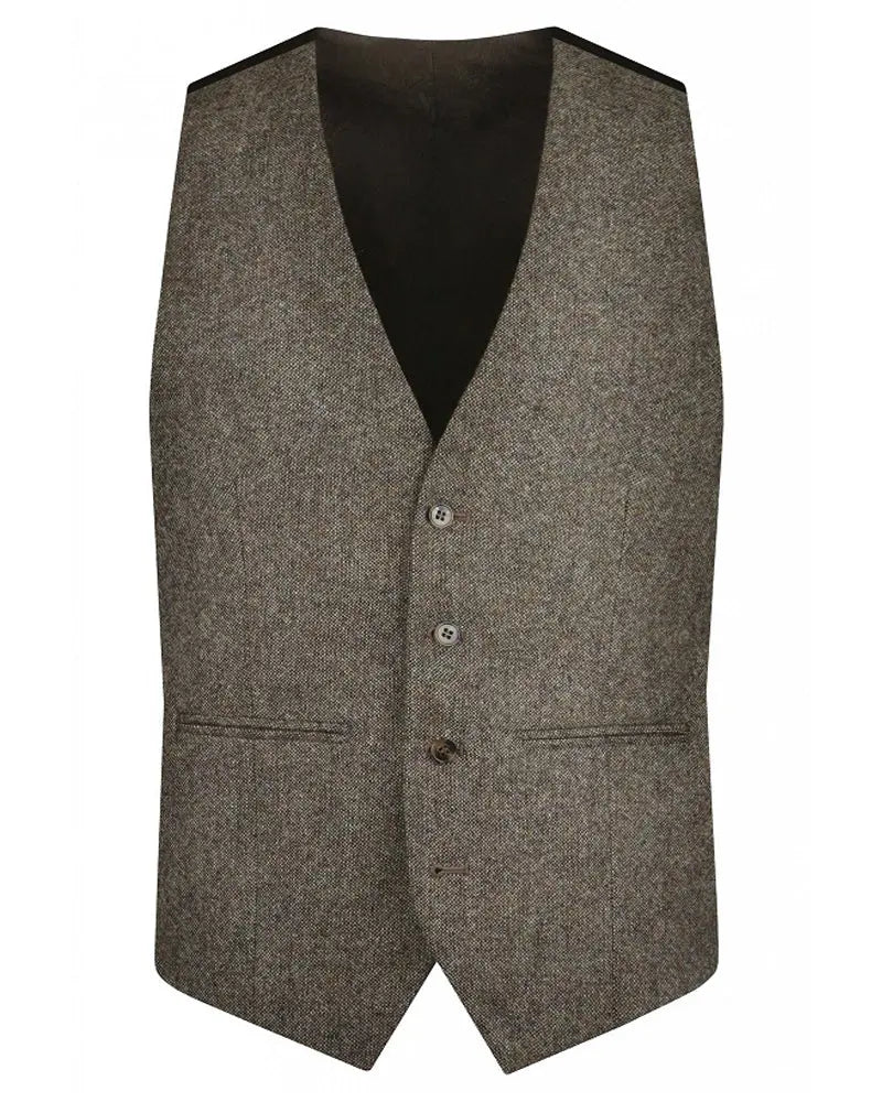 Torre Donegal Tweed Suit Waistcoat - Green | Buy Men's – Woven Durham