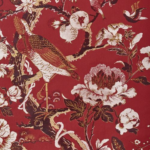 SILKBIRD JACQUARD Jacquard fabric with floral pattern By Dedar