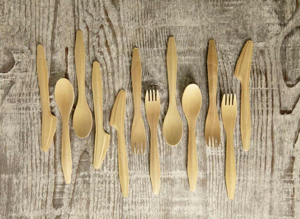 Degradable Cutlery Made From Fallen Palm Leaves