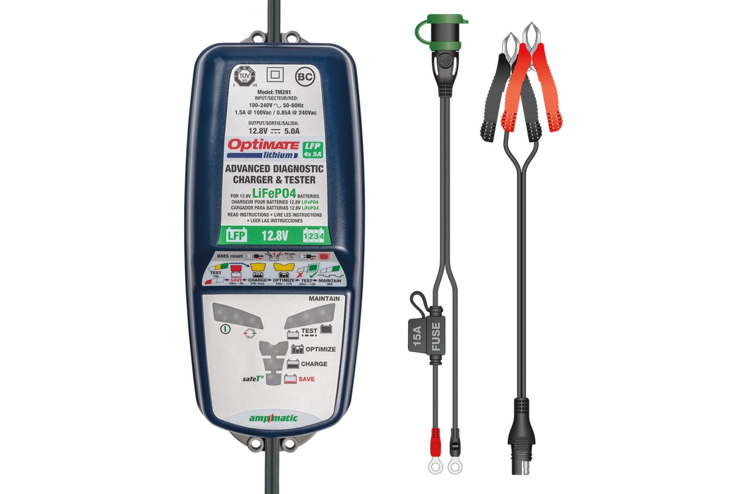 OptiMATE Lithium 5 Amp Charger for 13.2v Batteries