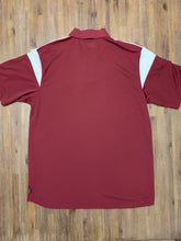 Load image into Gallery viewer, LOTTO Size L/XL Maroon Polo Shirt with Zip Men&#39;s