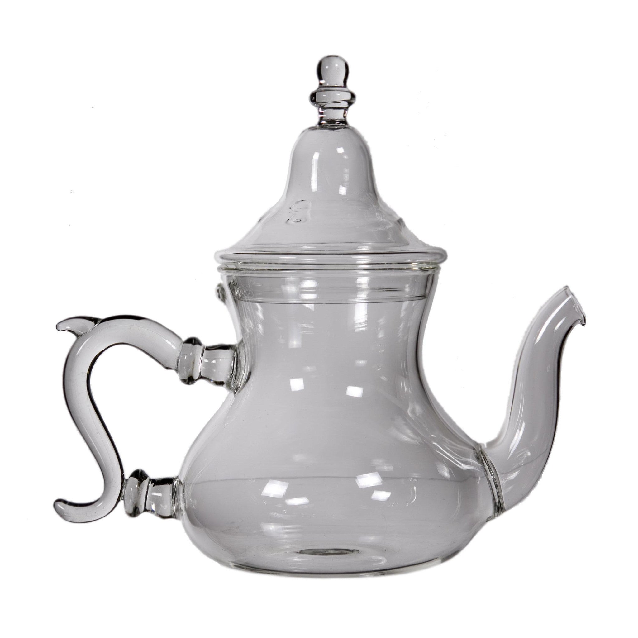 clear tea kettle