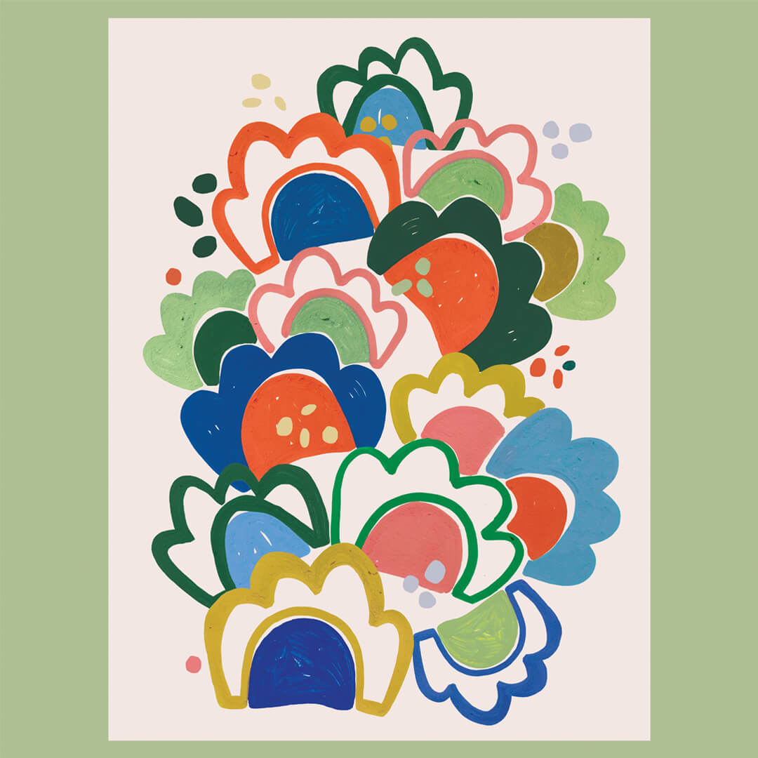 Floral illustrated design