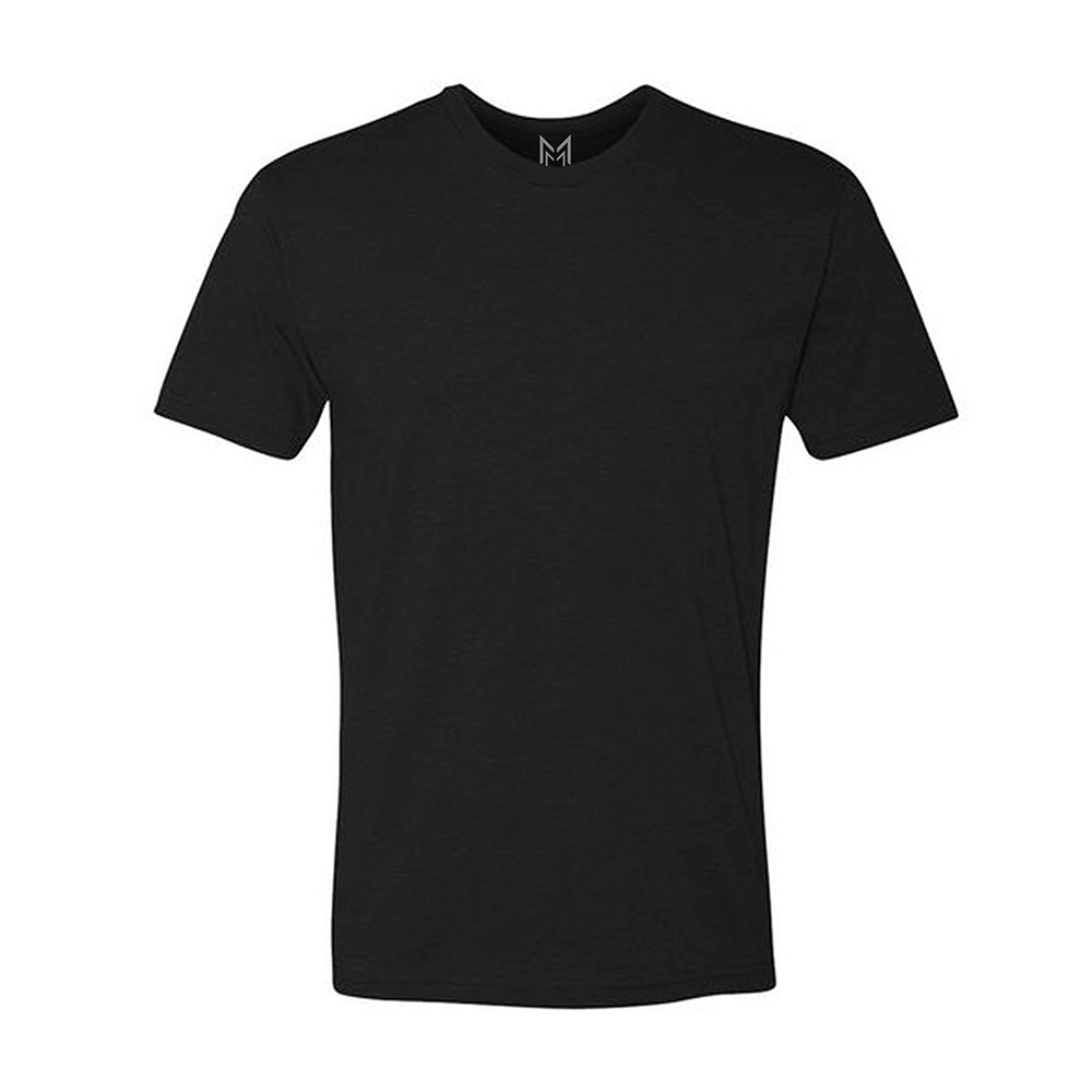 Black Crew Neck T-Shirt - Men's Fitted 
