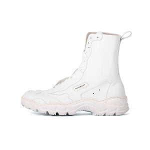 white steel toe boots