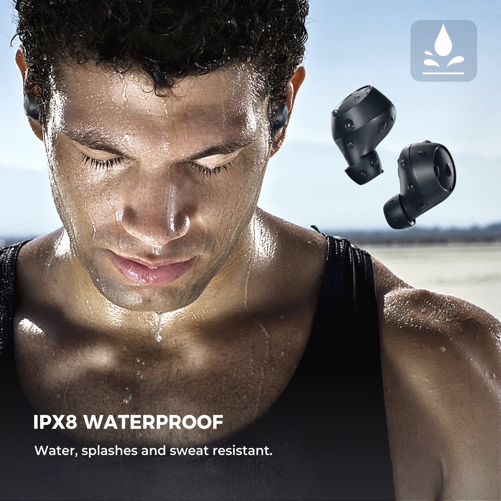 MPOW ANC Wireless Earbuds Bluetooth 5.2 Active Noise Canceling Headphones w/35H Playtime-image-8