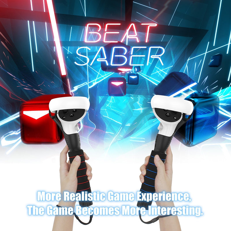 Dual Lightsaber Handles Extension Grips For Oculus Quest 2 Accessories Mpow