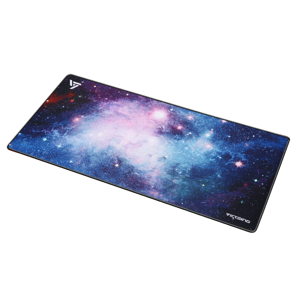 {us wholesale }VicTsing Wide&Long Gaming Mouse Mat with Super Large Size, 2.5mm Ultra Thick Extended Mouse Pad, Water-Resistant Mousepad with Non-slip Rubber Base, Special-Textured Smooth Surface, Durable Stitched Edges