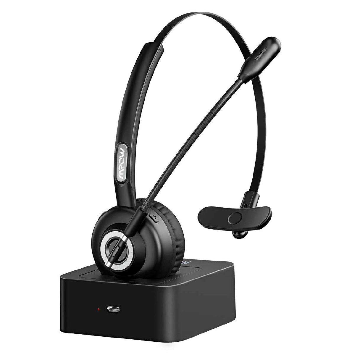 MPOW BH355A Bluetooth Headset with Charging Station