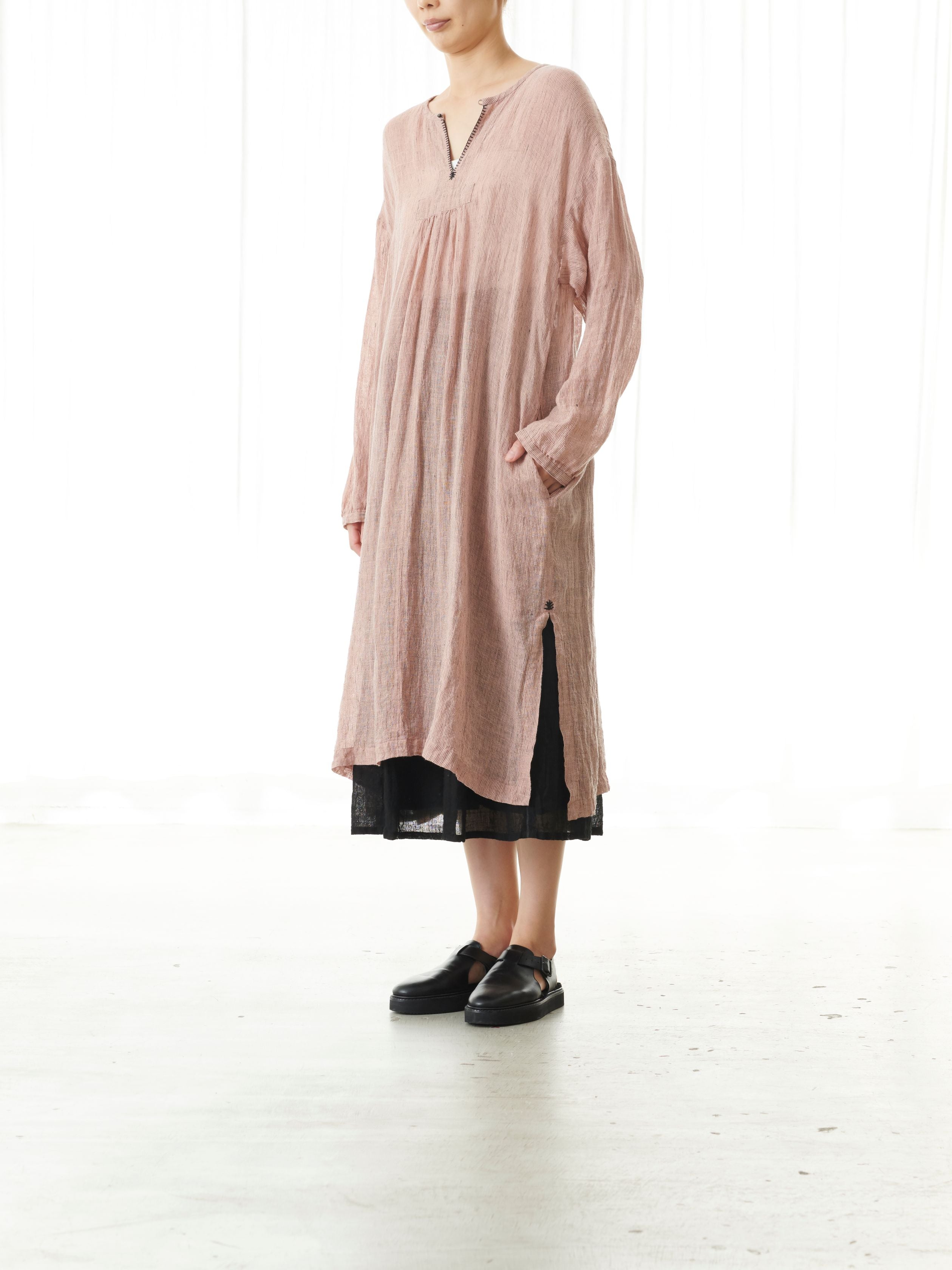 linen gauze dress