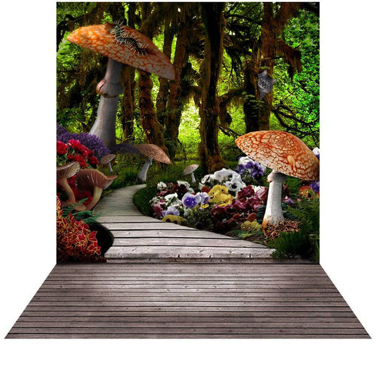 Enchanted Woods Fairy Trail Photography Background