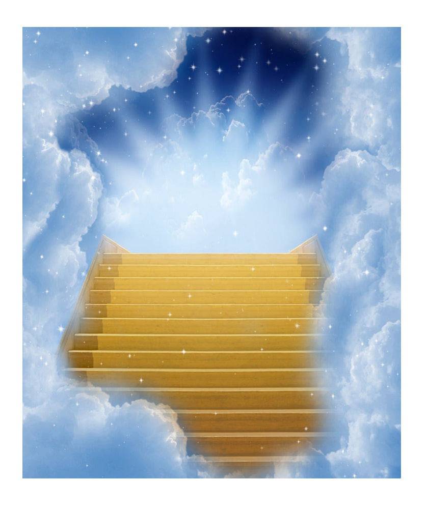 Stairway to Heaven Photography Backdrop - Pro 6  x 8  