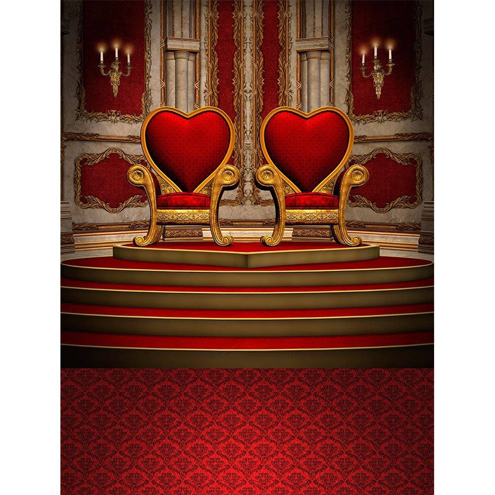Throne of Hearts Photo Backdrop | Alba Backgrounds