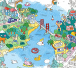 San Francisco Giant Coloring Poster