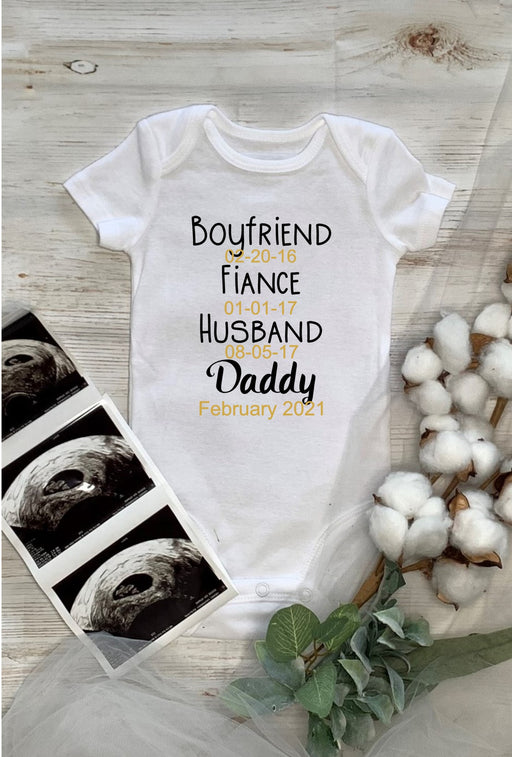 gender neutral daddy onesie