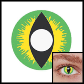 close up devil green