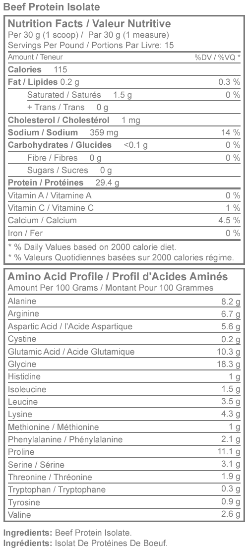 Beef Protein Isolate