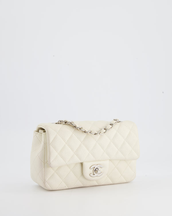 Chanel Pearl Light Blue Mini Rectangular Flap Bag with Ruthenium Hardw –  Sellier