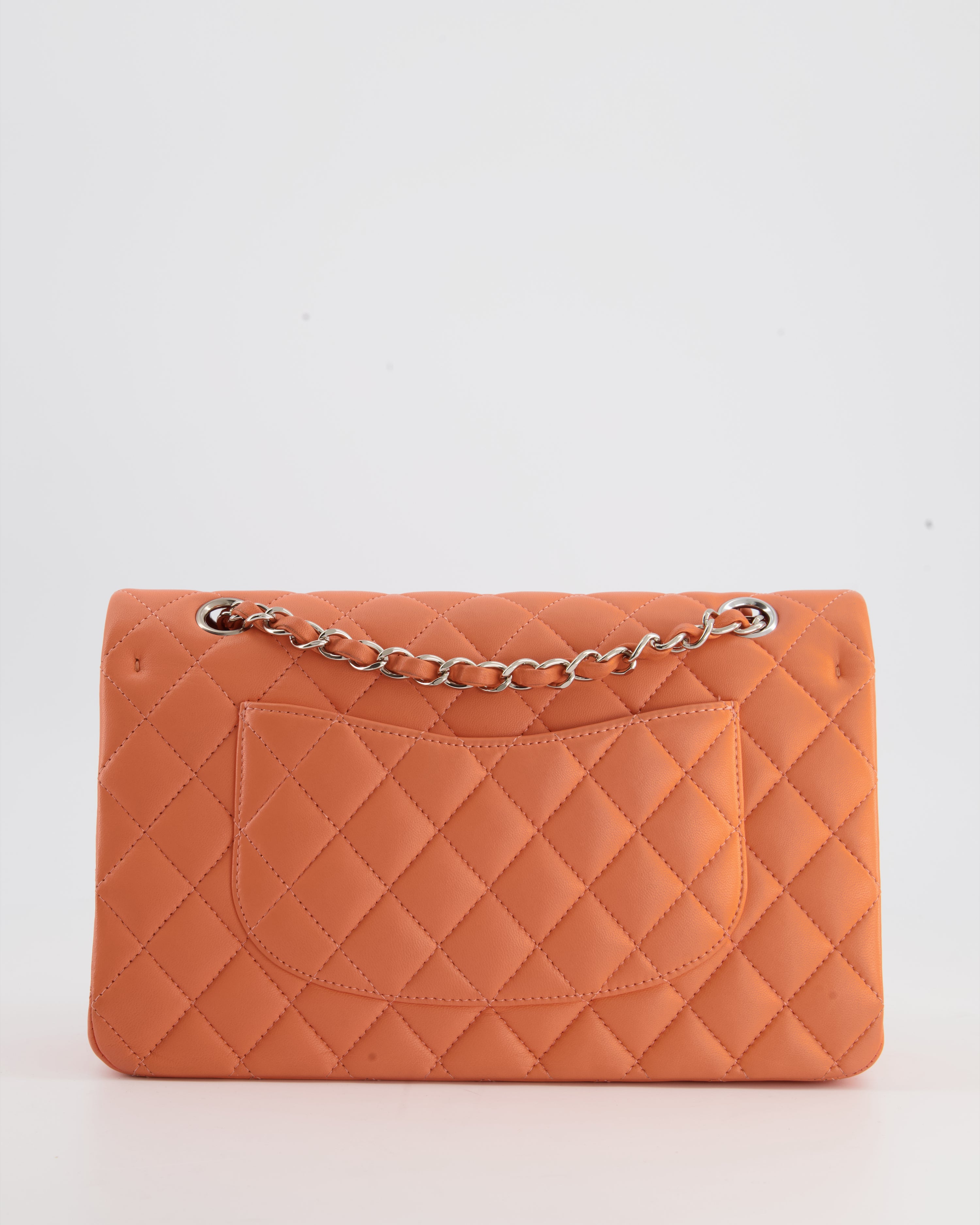 Chanel 22c Light Orange Quilted Lamb Rectangular Mini Classic Flap Leather  ref496806  Joli Closet