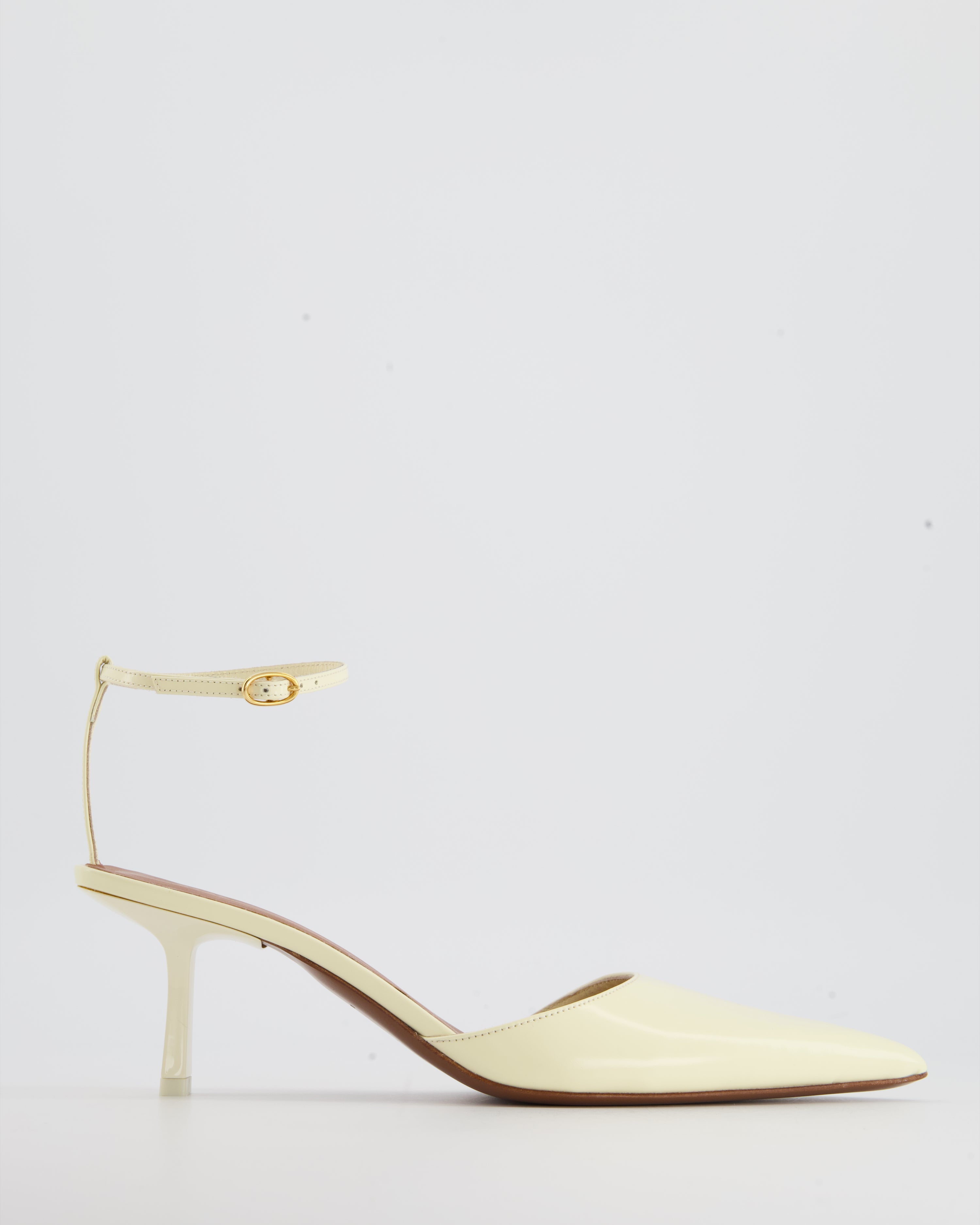 Neous Cream Leather Pointed Sling Back Heels Size EU 36 – Sellier