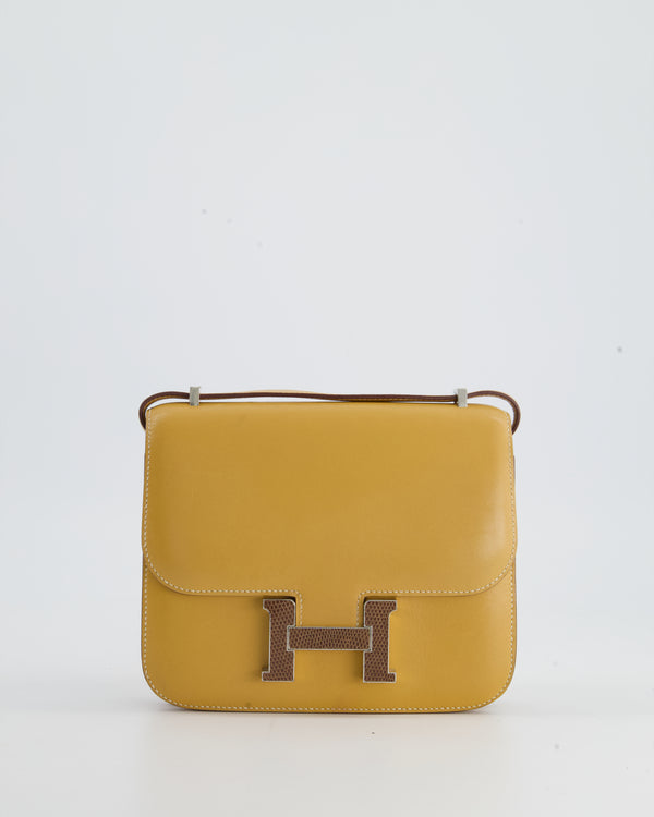 HERMES CONSTANCE 18cm ANEMONE WITH PALLADIUM HARDWARE AMAZING COLOR!  JaneFinds at 1stDibs