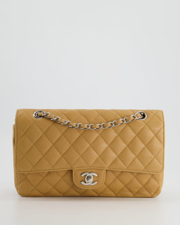 HOT* Chanel Caramel Mini Rectangular Bag in Caviar Leather with Silve –  Sellier