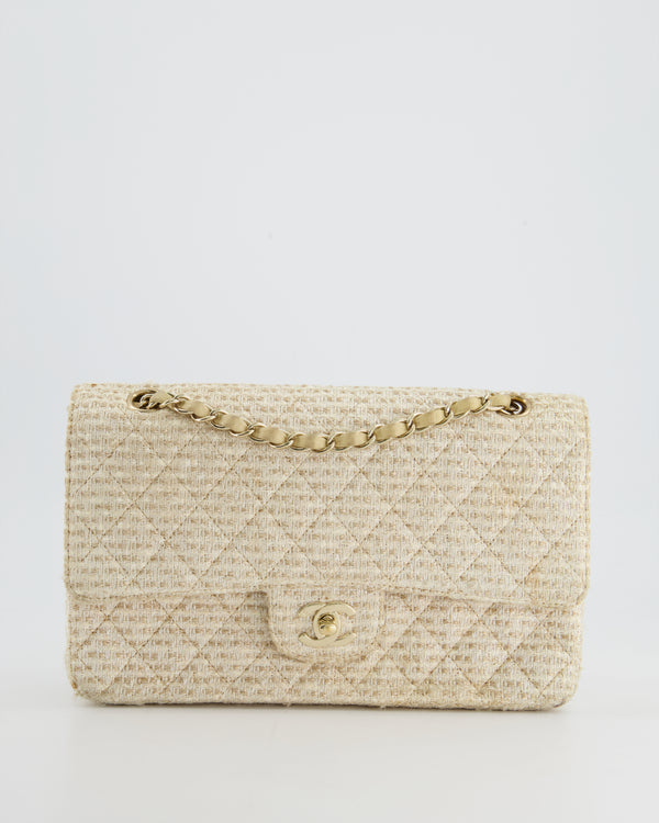 Chanel Classic Jumbo Double Flap, White Caviar Leather, Gold Hardware, As  New in Box MA001