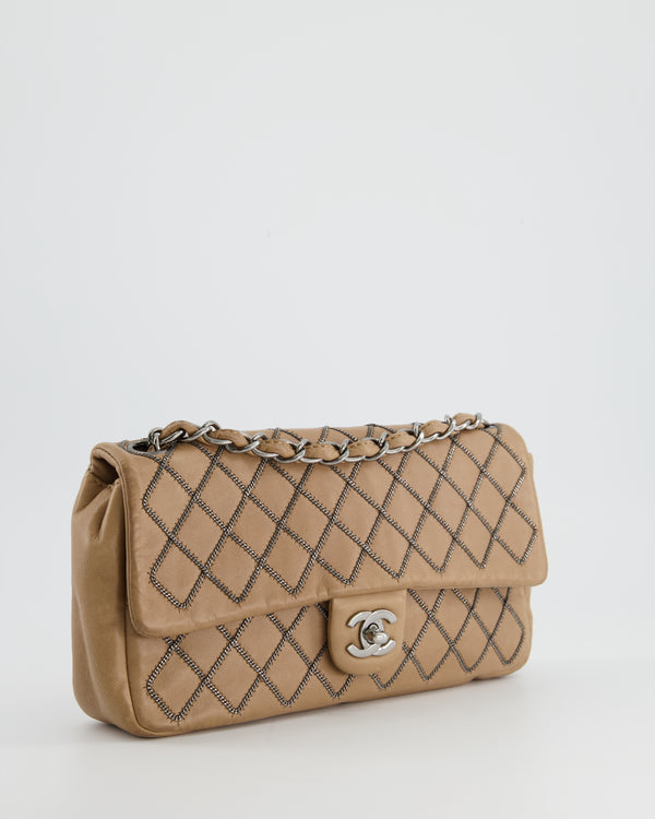 Authentic Chanel Perforated Drill Accordion Flap Bag