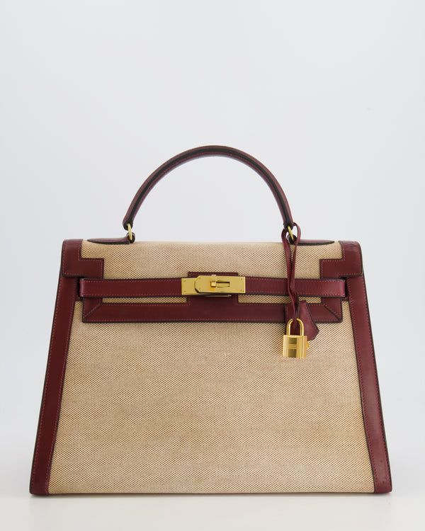 Heritage Vintage: Hermes 28 cm Gold Box Calf Leather Kelly Bag