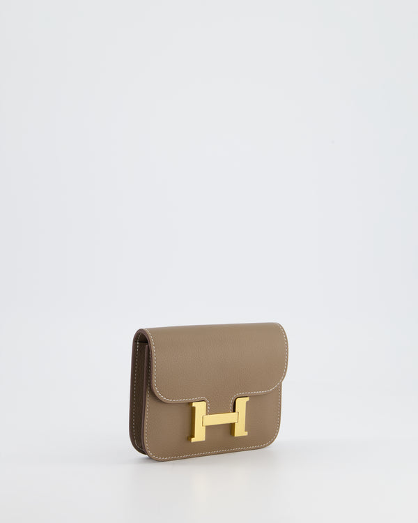 Hermes Mushroom Evercolor Leather Constance Slim Wallet Hermes