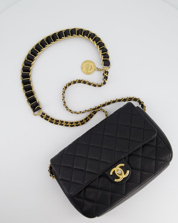 Chanel 2006 Distressed Gold Single Flap Bag with Ruthenium