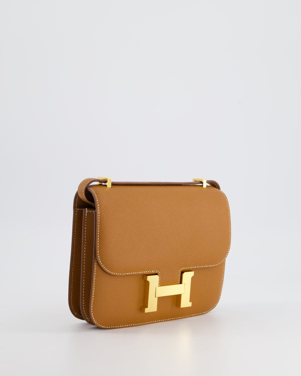 Hermes Vert Vertigo Epsom Constance 18cm Bag