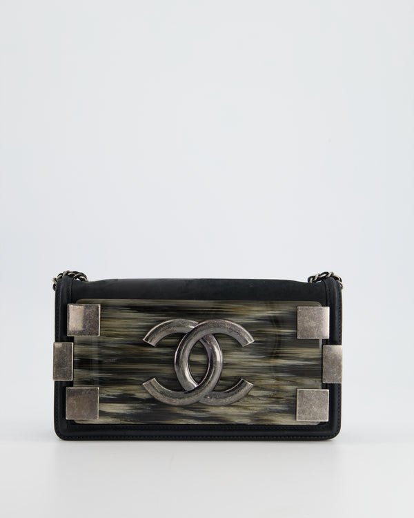 Chanel Limited Edition Mini Flap in Black Lambskin with Shiny Dark Silver  Hardware - SOLD