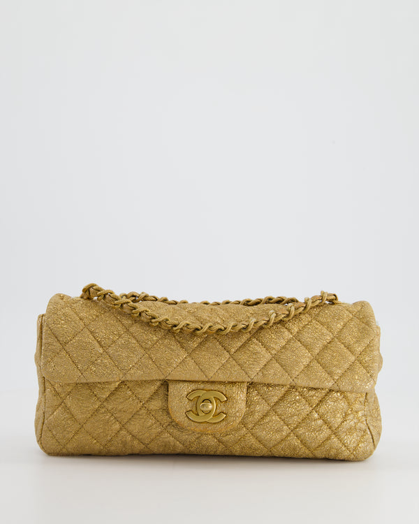 Chanel Deauville Tote Raffia with Glitter Detail Medium Neutral