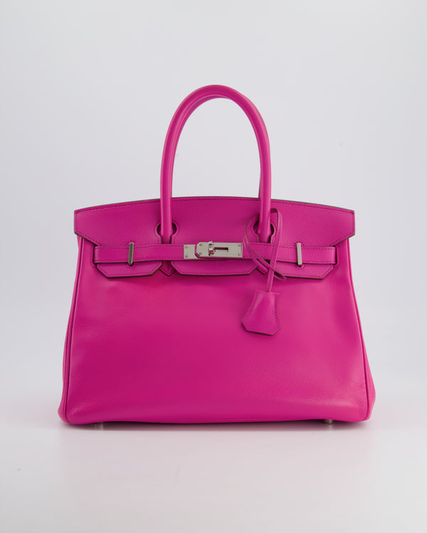 A LIMITED EDITION ROSE TYRIEN EPSOM LEATHER MICRO MINI KELLY WITH