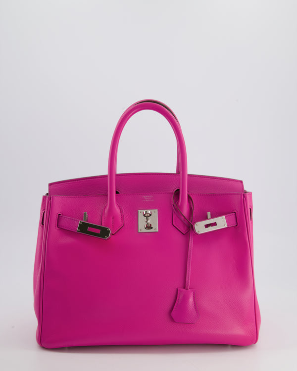 Hermès Lindy Bag 30cm in Rouge Galance in Togo Leather with Palladium –  Sellier